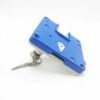 coin operated cabinet lock door with master key