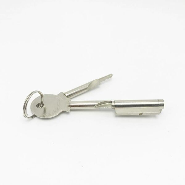 China factory brass sliding refrigerator door lock - Image 5