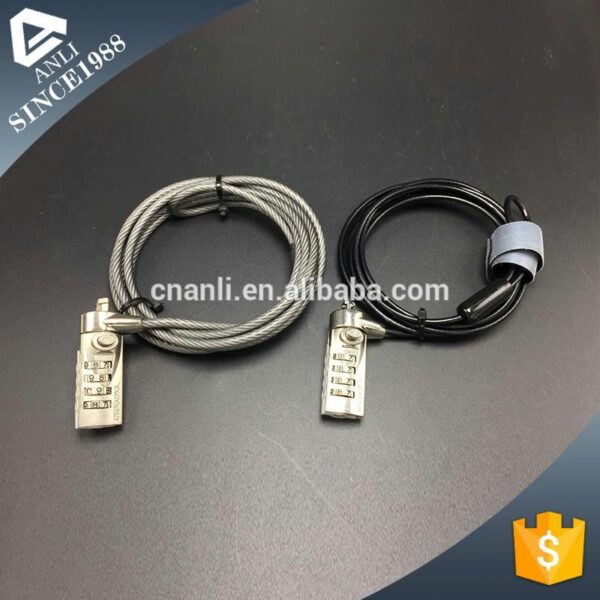 retail security coil security stainless spring cable lock - Image 3