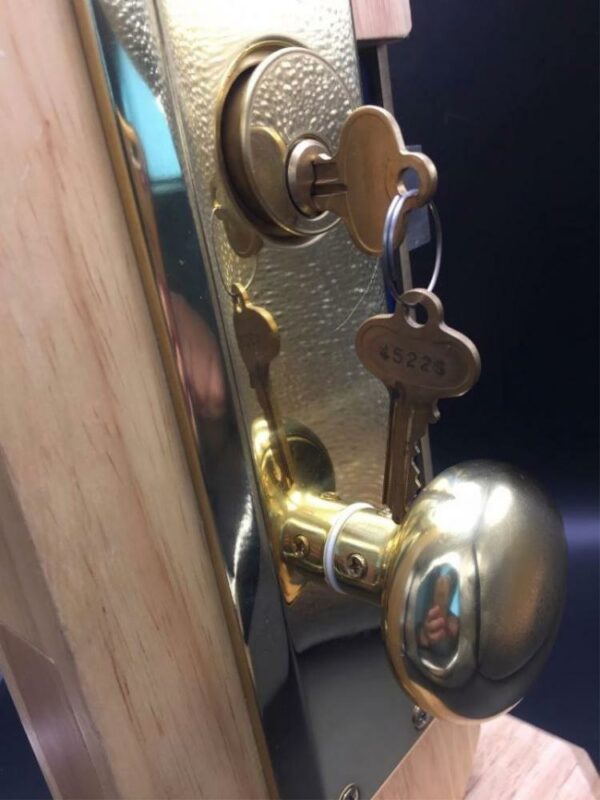 New type brass round door lock — изображение 6