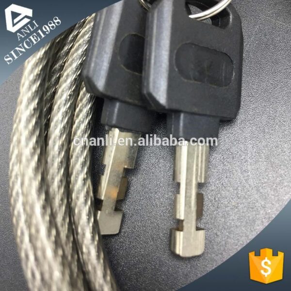 Travel Charger Security Combination Notebook laptop cable lock - Image 5