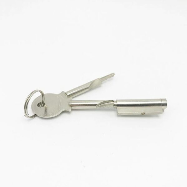 China factory brass sliding refrigerator door lock - Image 4