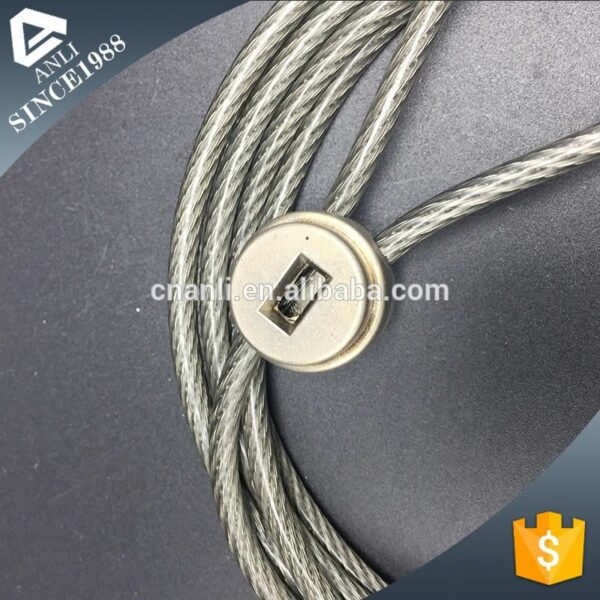 Innovative design spring cable rope laptop bag combination lock - Image 3