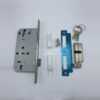Wholesale High-end stainless steel apartment fireproof lever type hot-sale simple plate door handle - Image 2