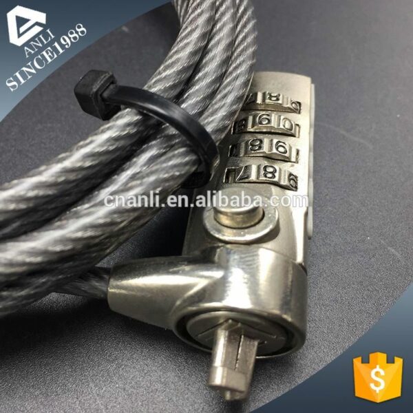 retail security coil security stainless spring cable lock - Image 4