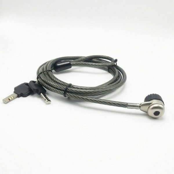 Stainless steel desktop/laptop computer lock cable Notebook Lock and Security Cable - Image 5