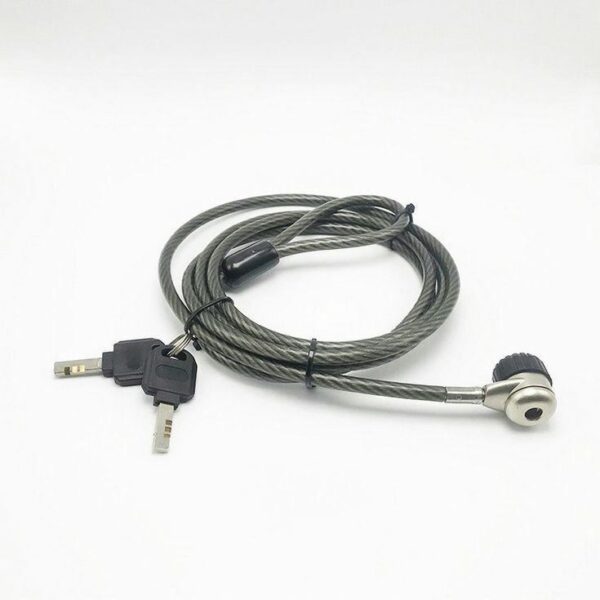 Stainless steel desktop/laptop computer lock cable Notebook Lock and Security Cable - Image 3