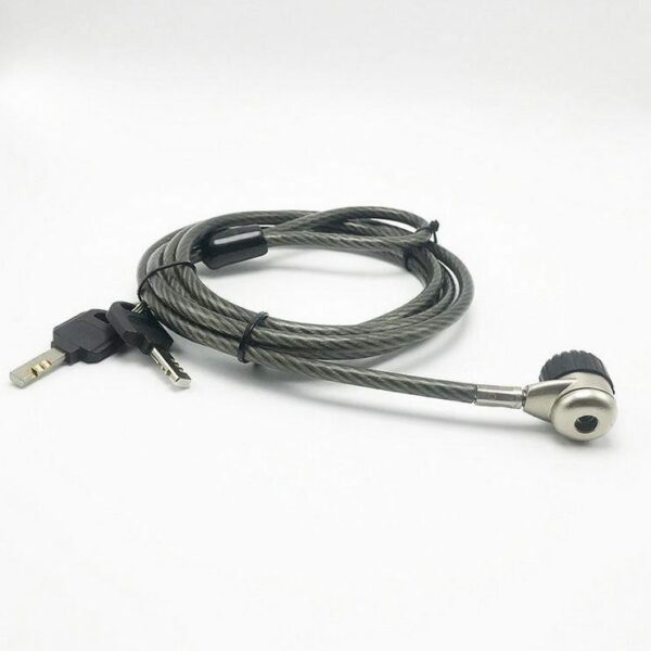 High Quality Laptop Security Cable with Barrel Lock Slot