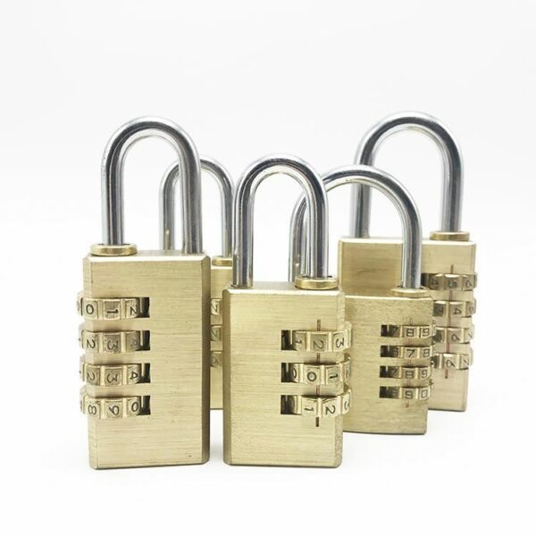 Factory price 5mm hasp combination padlock in heart shape