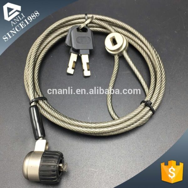 small retracting loop security steel cable lock - Image 2