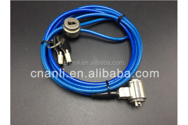 Zinc Alloy Carabiner Hook Code Lock Spring Combination Cable Lock - Image 4