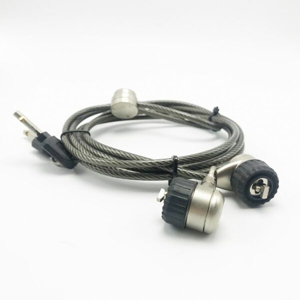 Classic wire rope with plastic coating travel combination cable luggage s steel computer lock - Image 6