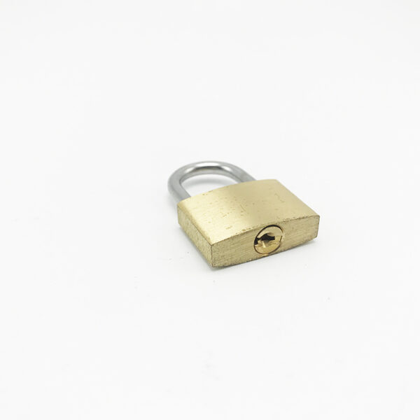 New style hardened brass safety padlock luggage brass pad lock - Image 6