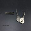 China factory brass toughened glass door lock - Image 3