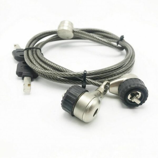 Classic wire rope with plastic coating travel combination cable luggage s steel computer lock - Image 4