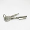 China factory brass toughened glass door lock - Image 5
