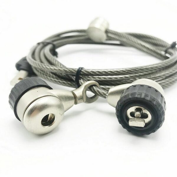 Classic wire rope with plastic coating travel combination cable luggage s steel computer lock - Image 2