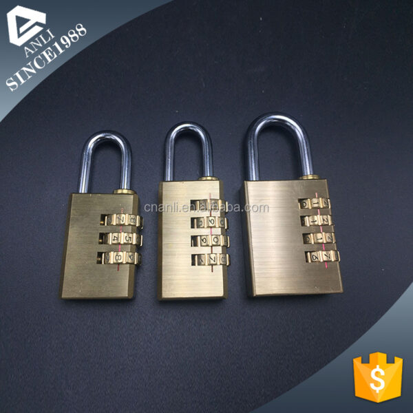 Factory professional password padlock in heart shape stainless steel - Image 4