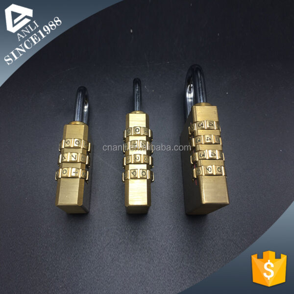 High quality brass custom small digit padlock combination - Image 4