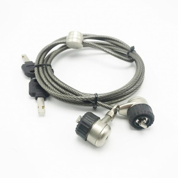 Classic wire rope with plastic coating travel combination cable luggage s steel computer lock - Image 3