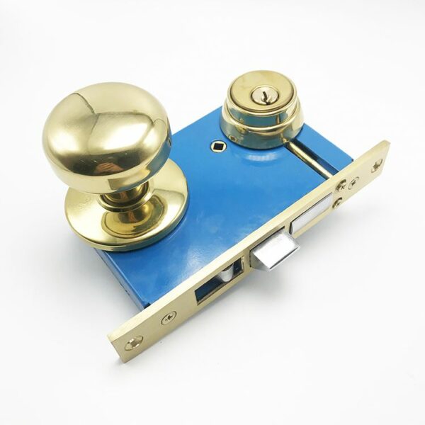 New design brass deadbolt door lock — изображение 5