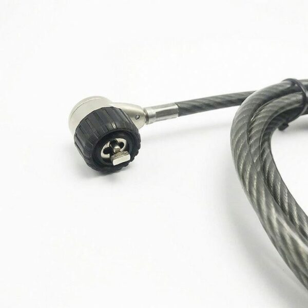 Wholesale High Quality Helmet Lock Security Spring retractable Cable Laptop Lock - Image 6