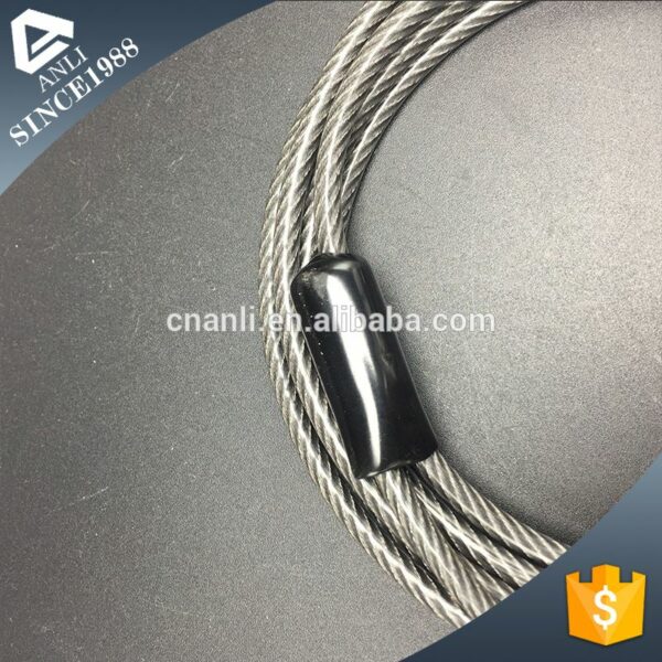 cable carabiner galvanized wire rope assembly for lock & lock — изображение 3