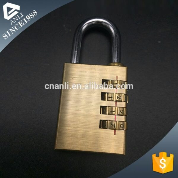 High grade 20mm combination padlock in heart shape — изображение 2