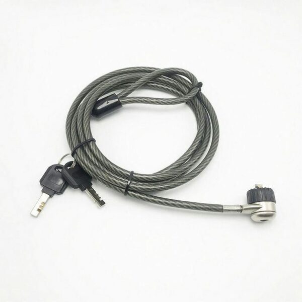 Wholesale High Quality Helmet Lock Security Spring retractable Cable Laptop Lock