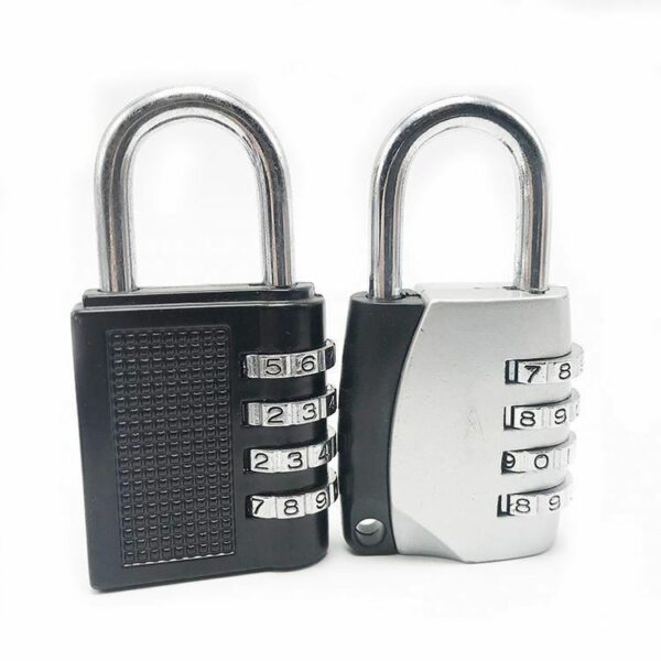 Quite safety combination padlock for bedroom door