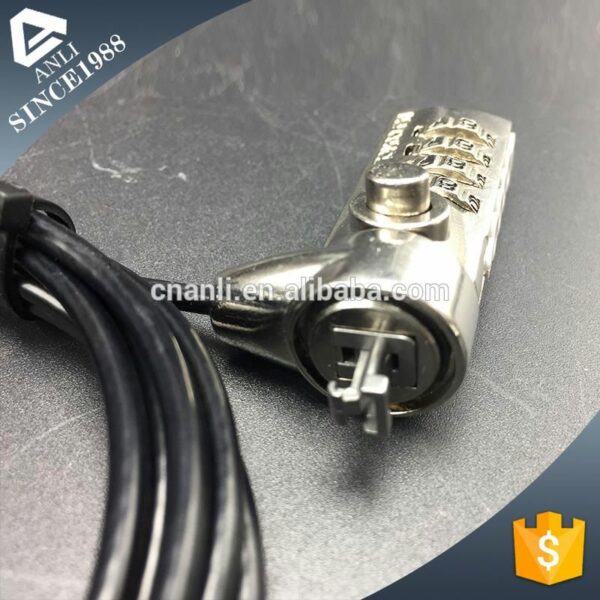 Innovative design retractable spring wire cable lock with digits - Image 6