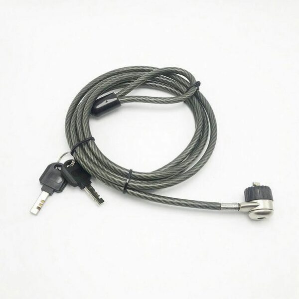 Wholesale High Quality Helmet Lock Security Spring retractable Cable Laptop Lock - Image 2